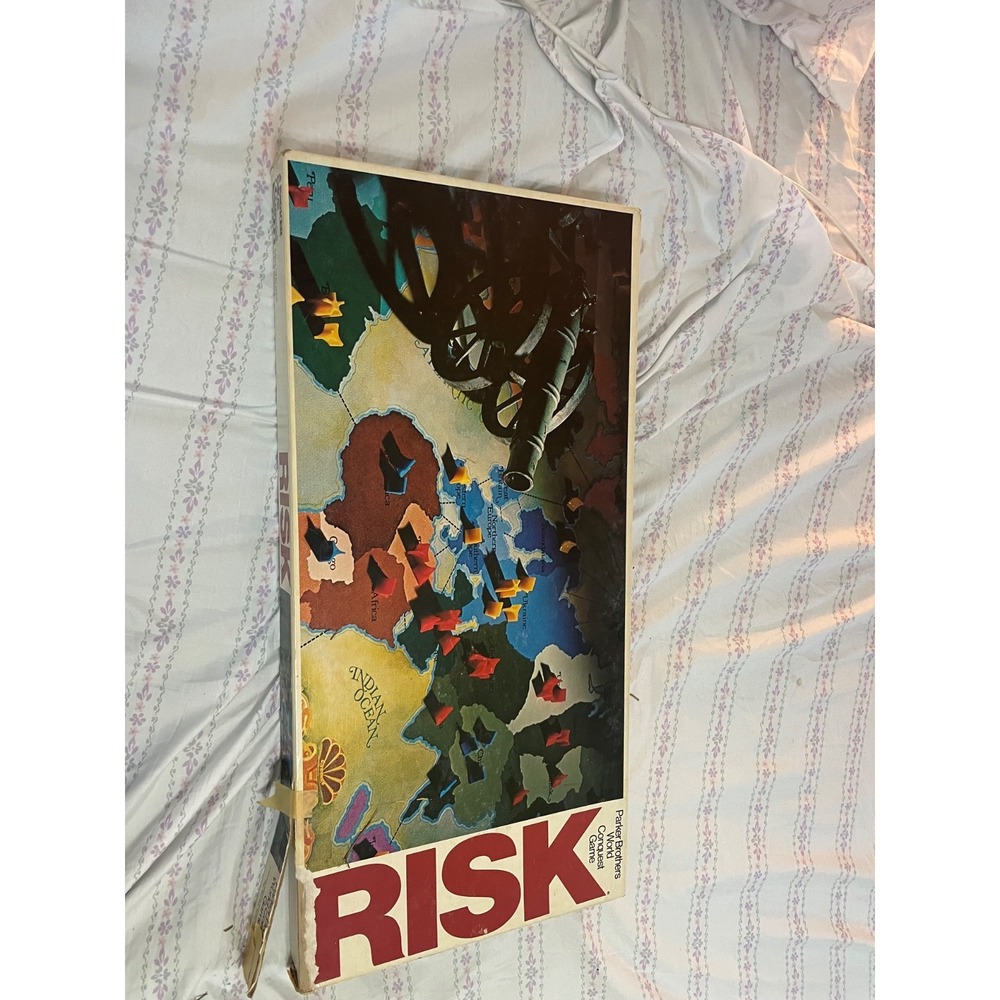 Vintage 1975 Parker Brothers Risk Game World Conquest Game 100% Complete READ